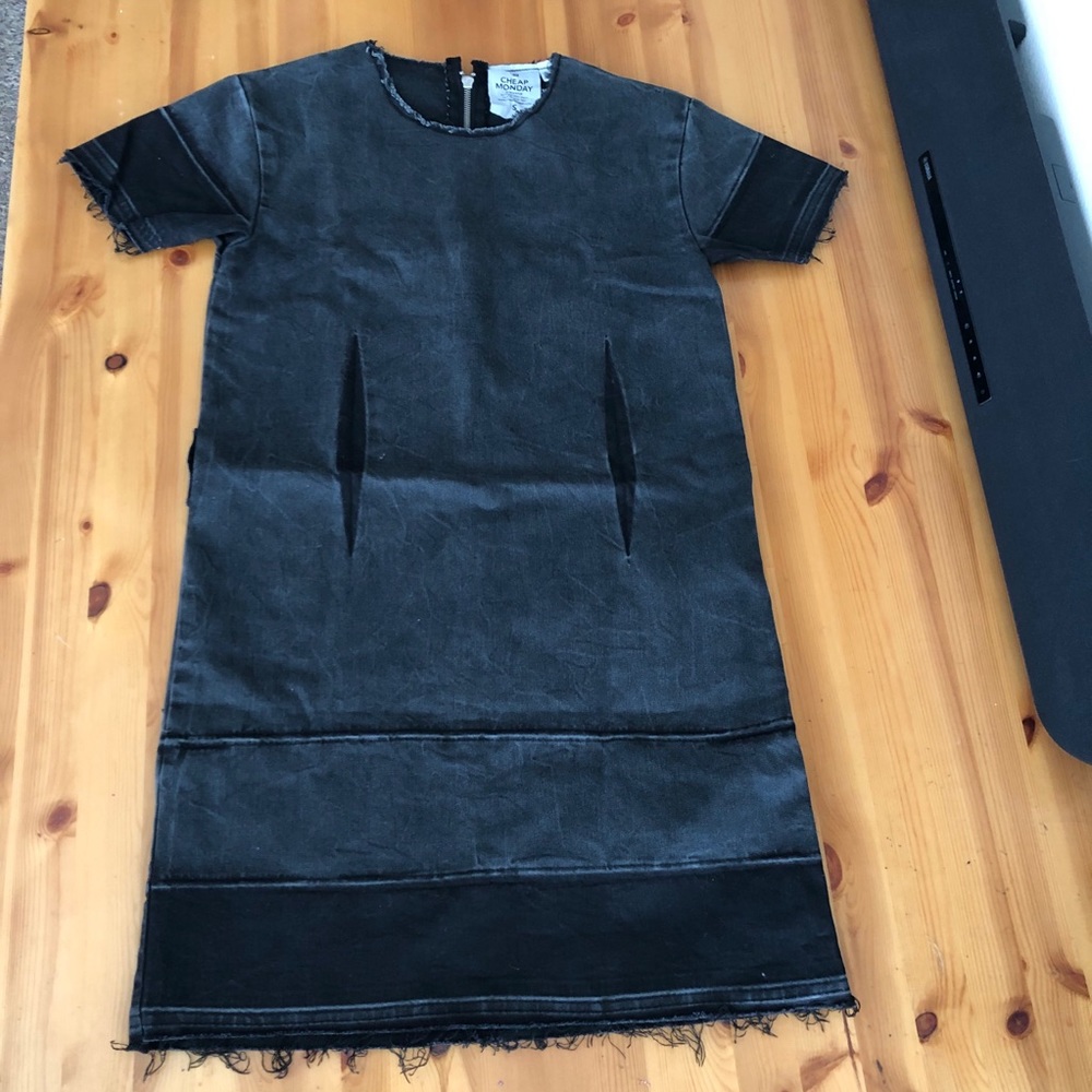 Cheap Monday Black Denim Mini Dress Small